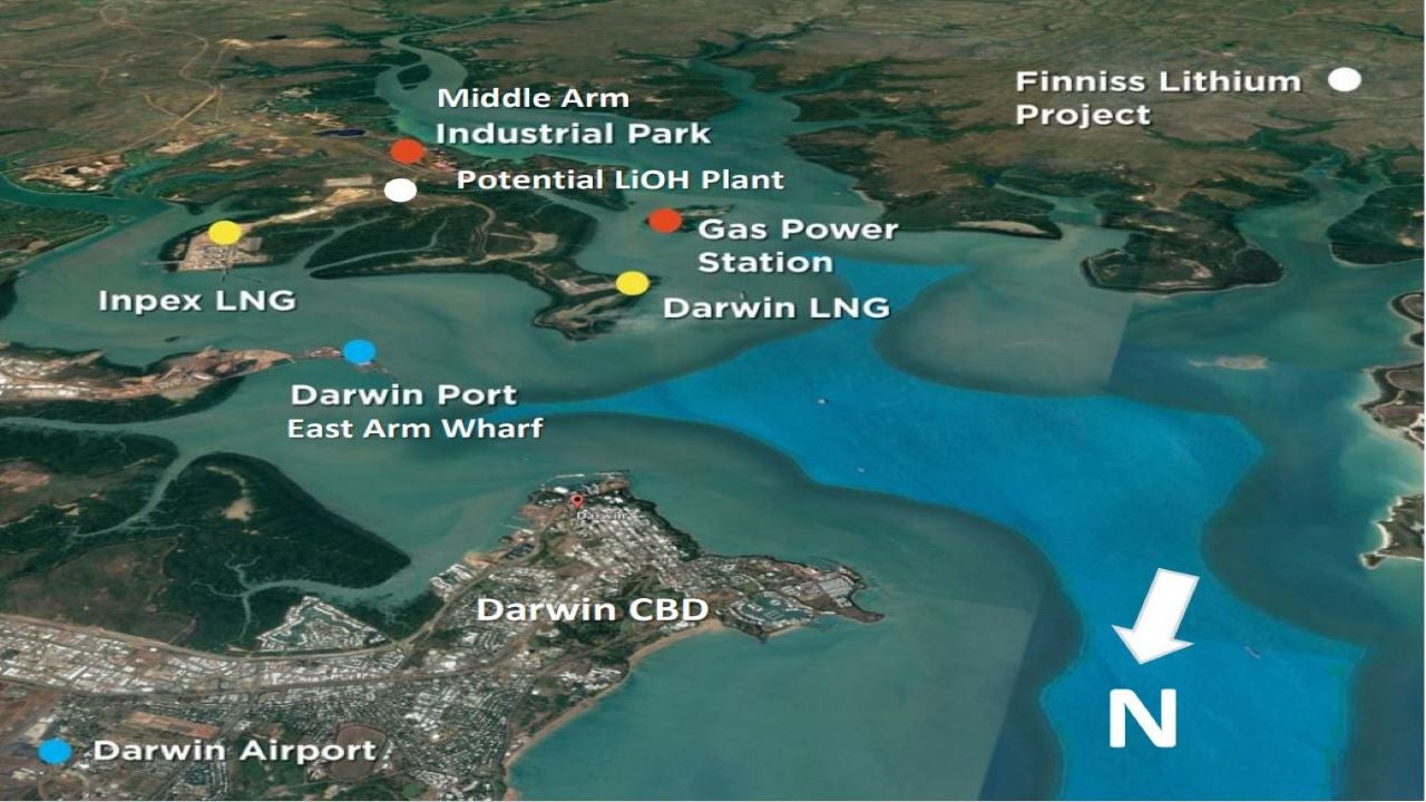 Finniss Lithium Project, Darwin, Northern Territory, Australia