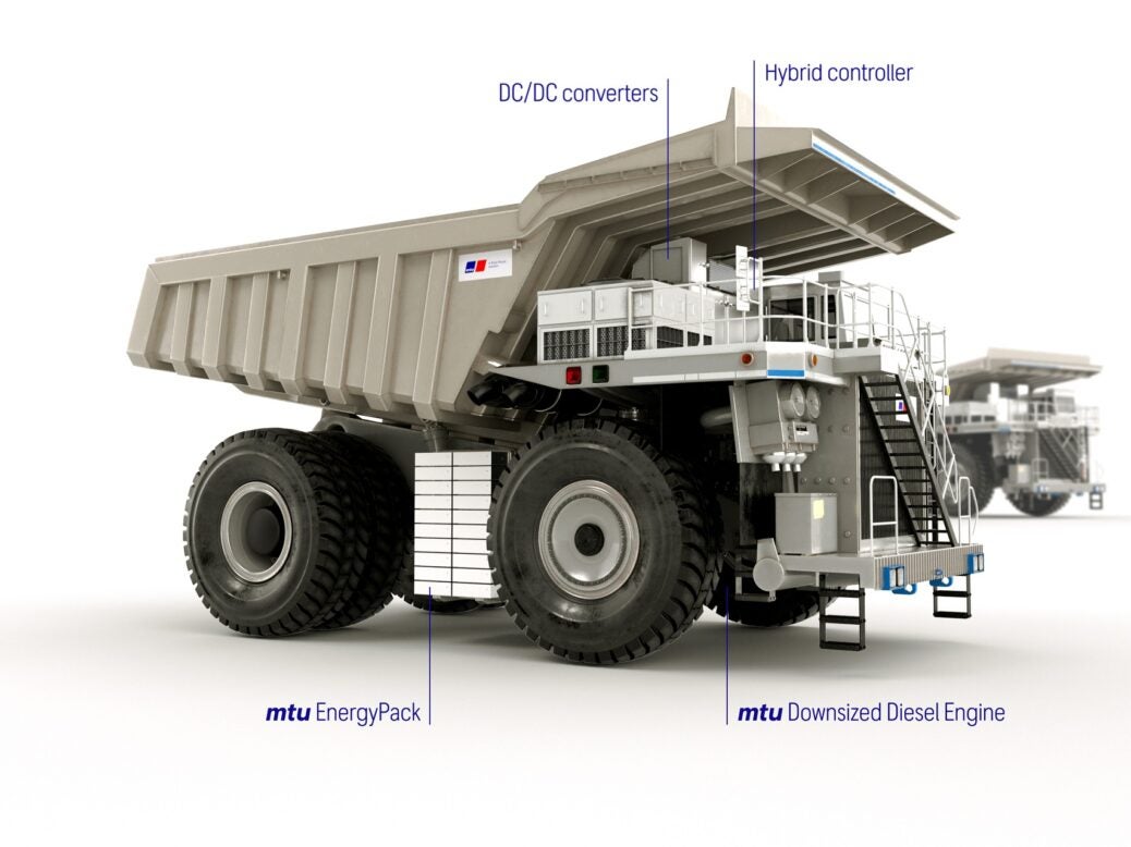 Rolls-Royce Flanders hybrid truck mining