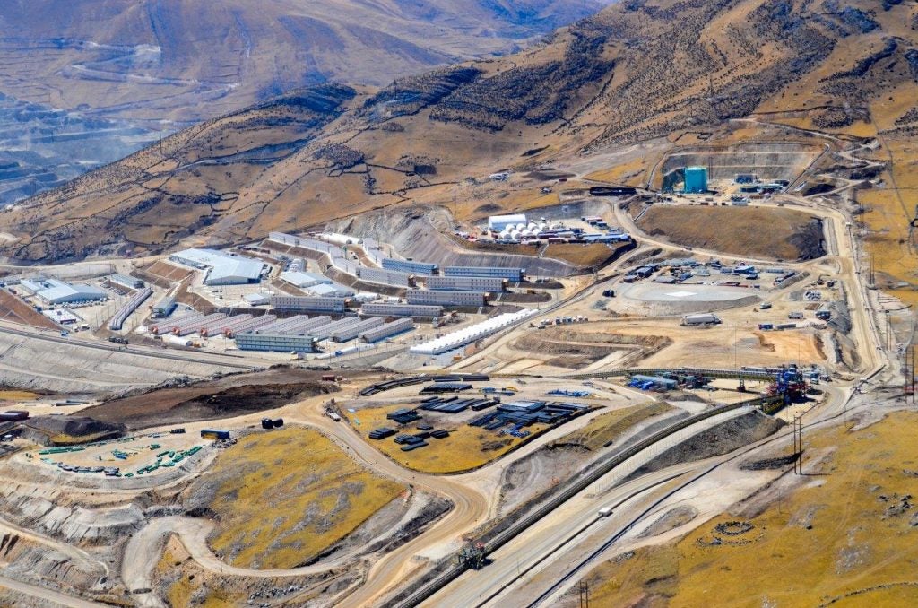 Peru MMG copper mine