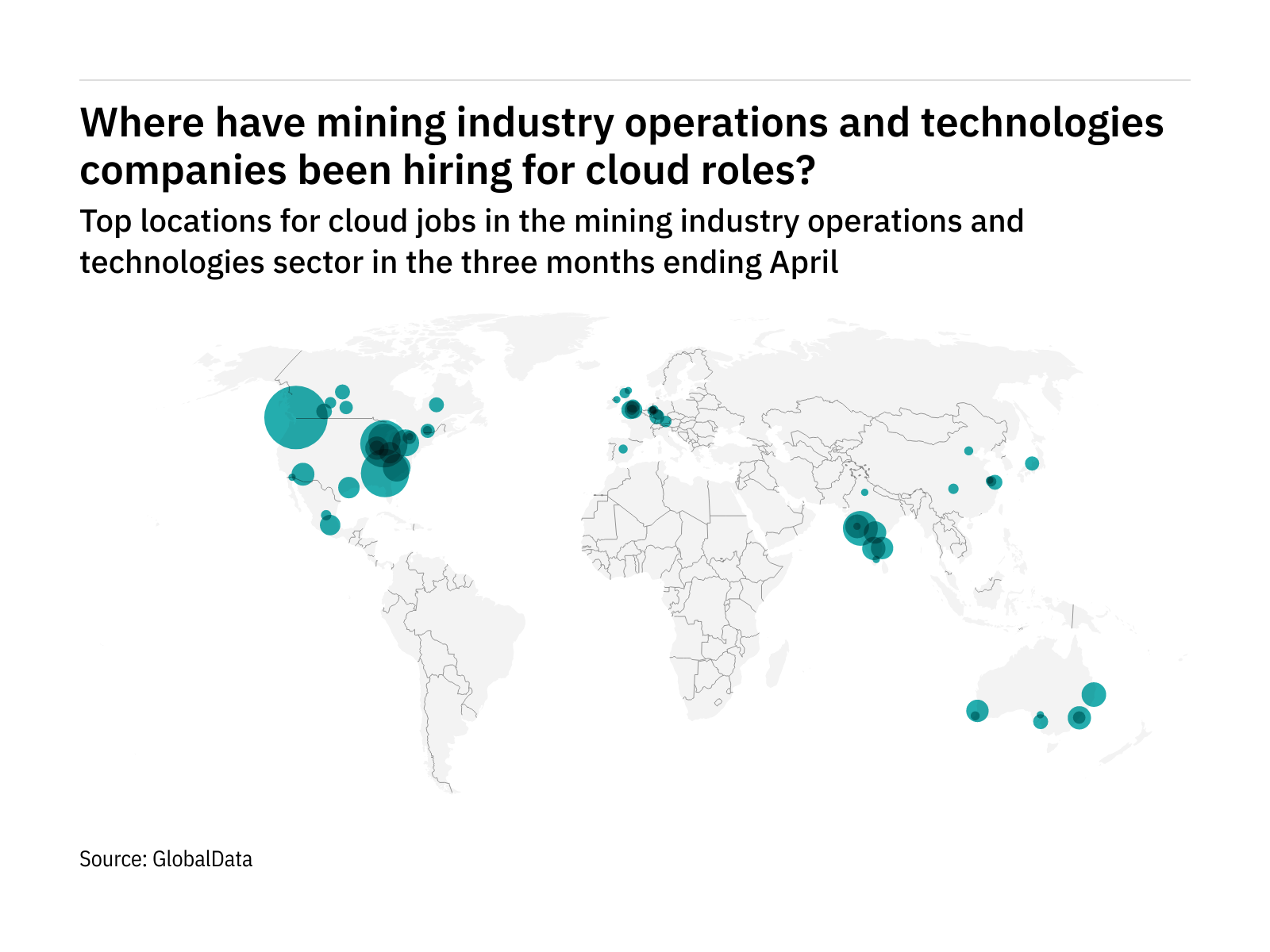 North America is seeing a hiring boom in mining industry cloud roles North America is seeing a hiring boom in mining industry cloud roles