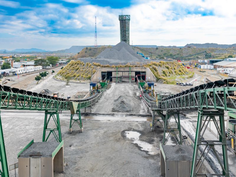 Tharisa Mine, North West Province, South Africa