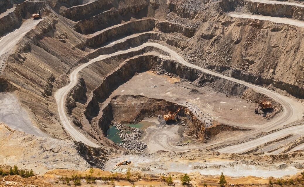 Open cast mine