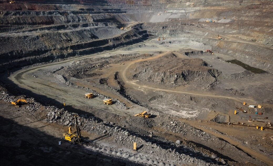 Open pit mine