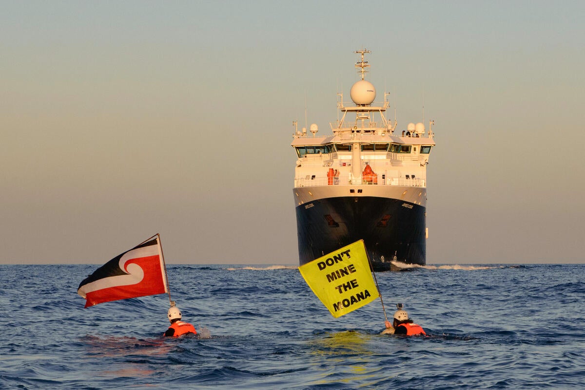 Māori Activists Protest Deep-Sea Mining 3