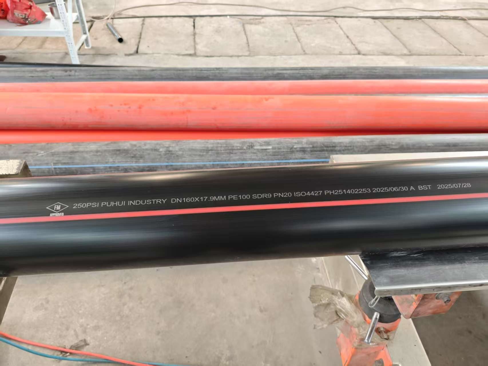 FM1613 approved HDPE pipes and fittings