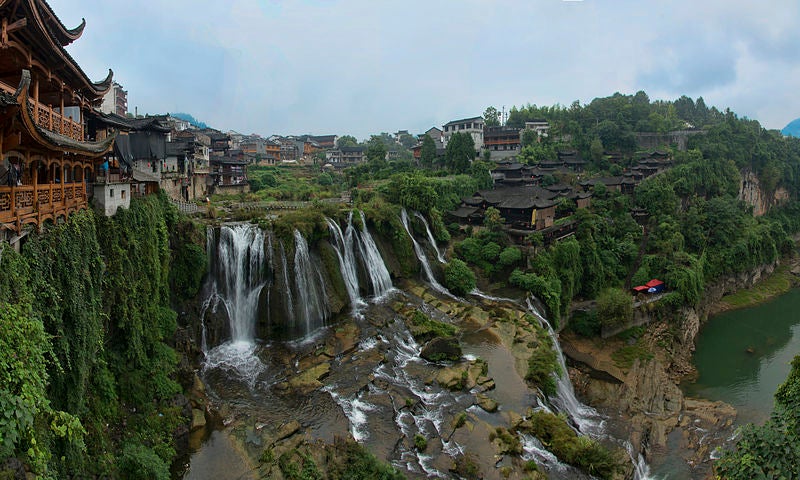 China river bank
