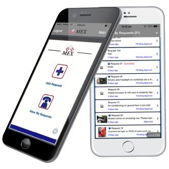 MEX iOS app