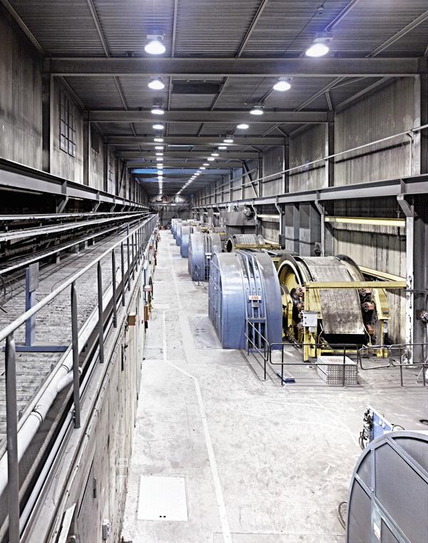 ABB mine hoist sweden