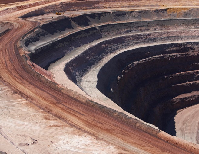 Prominent Hill Copper and Gold Mine in South Australia.  