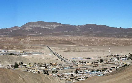 Santo Domingo copper-iron-gold mine.