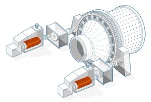 Dual pinion high-speed RMD