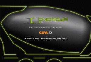Energya 9 hybrid truck mixer