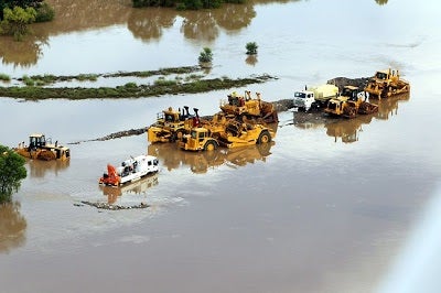 flooding at baralaba mine