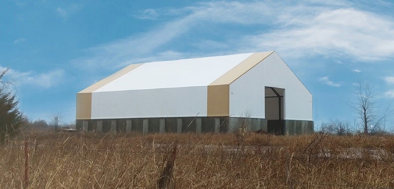 Frac sand storage