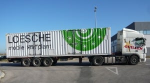 Loesche OGPmobile arriving on site.