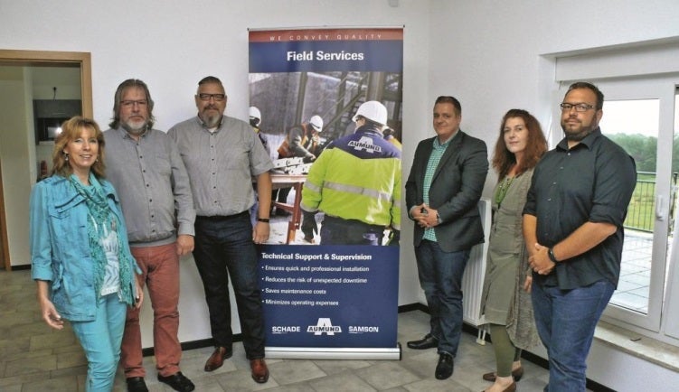 The AUMUND Group Field Service team in the Rheinberg office.