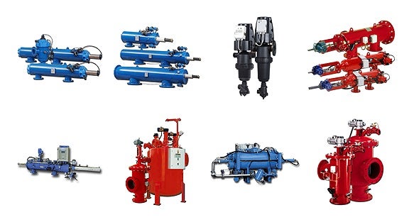 Self cleaning strainers