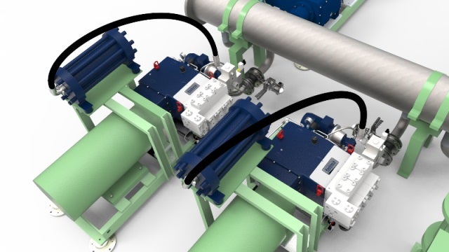 pipe testing press