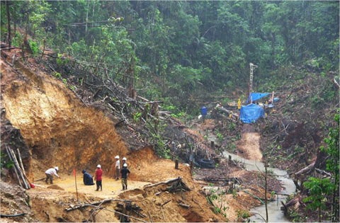 The Molejon gold project is about 120km west of Panama's capital Panama City and about 10km from the Caribbean coast. Molejon mine, Panama